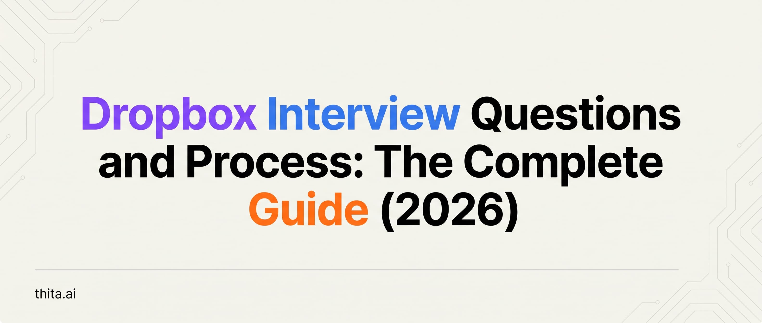 Dropbox Interview Questions and Process: The Complete Guide (2026)