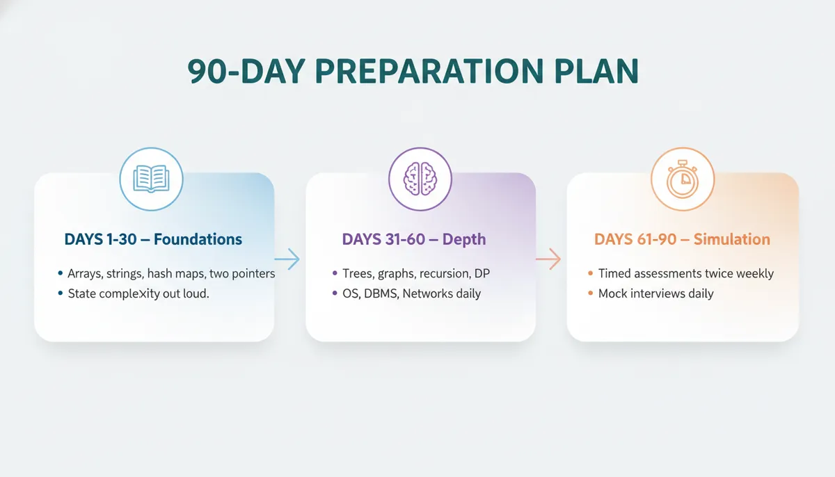 90-day preparation plan for the Google Girl Hackathon