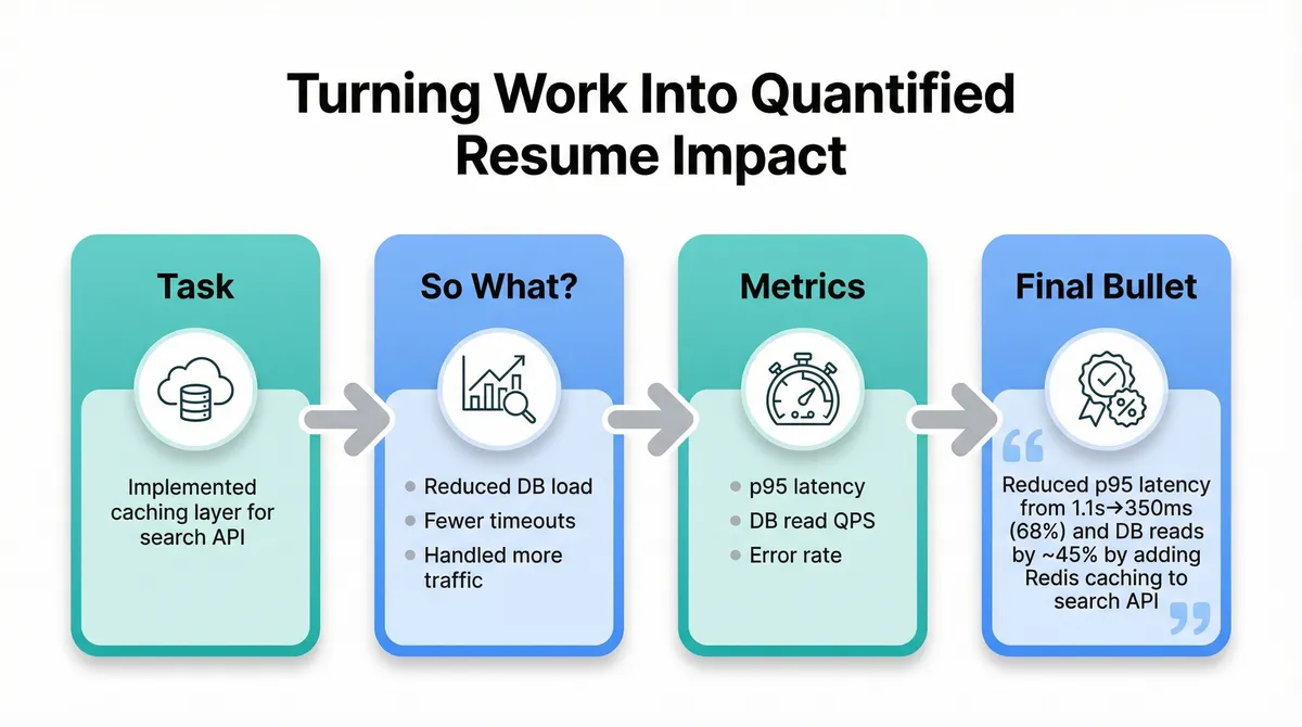 From Task to Quantified Bullet Point