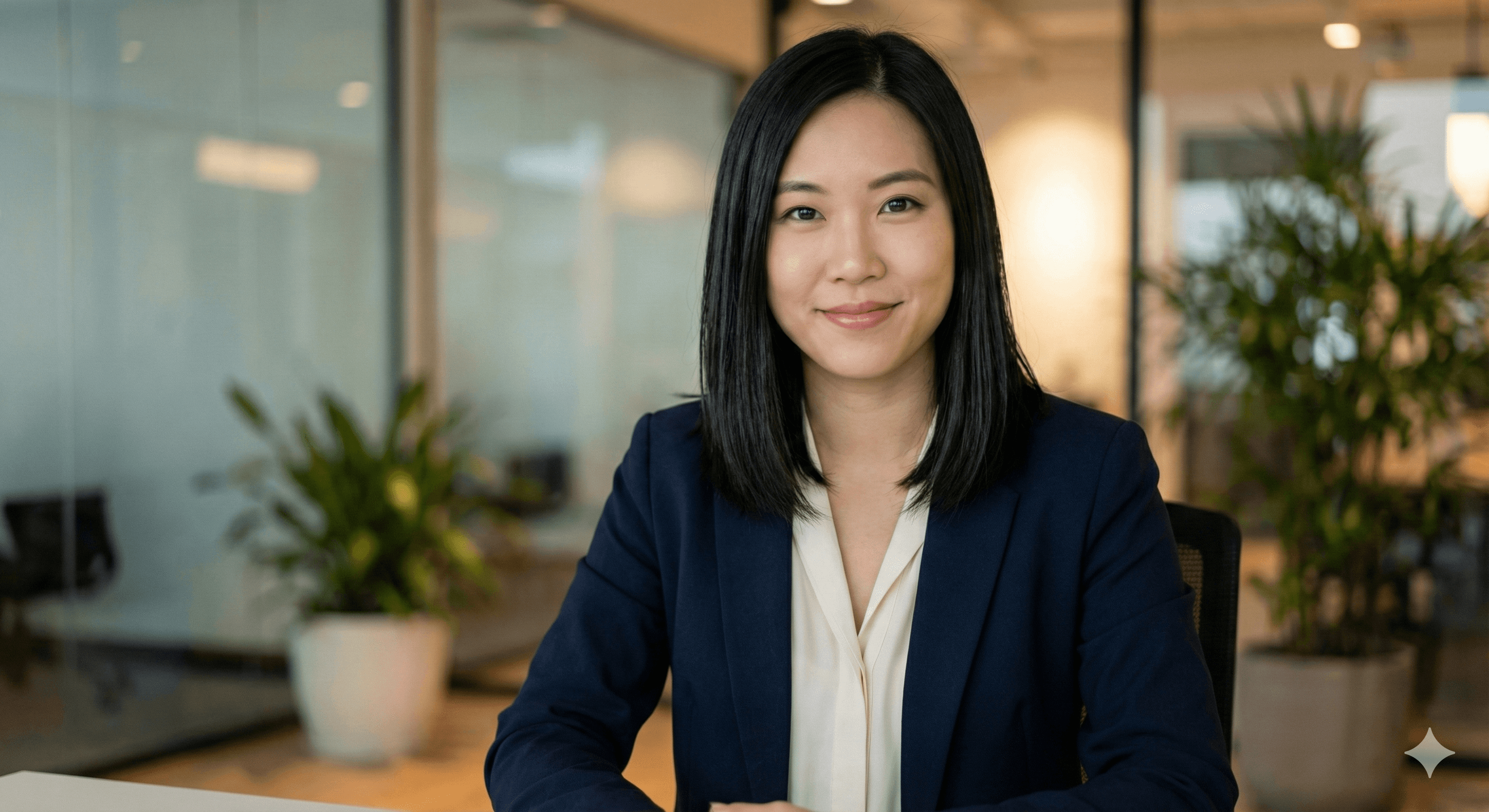 AI interviewer Hannah Chen