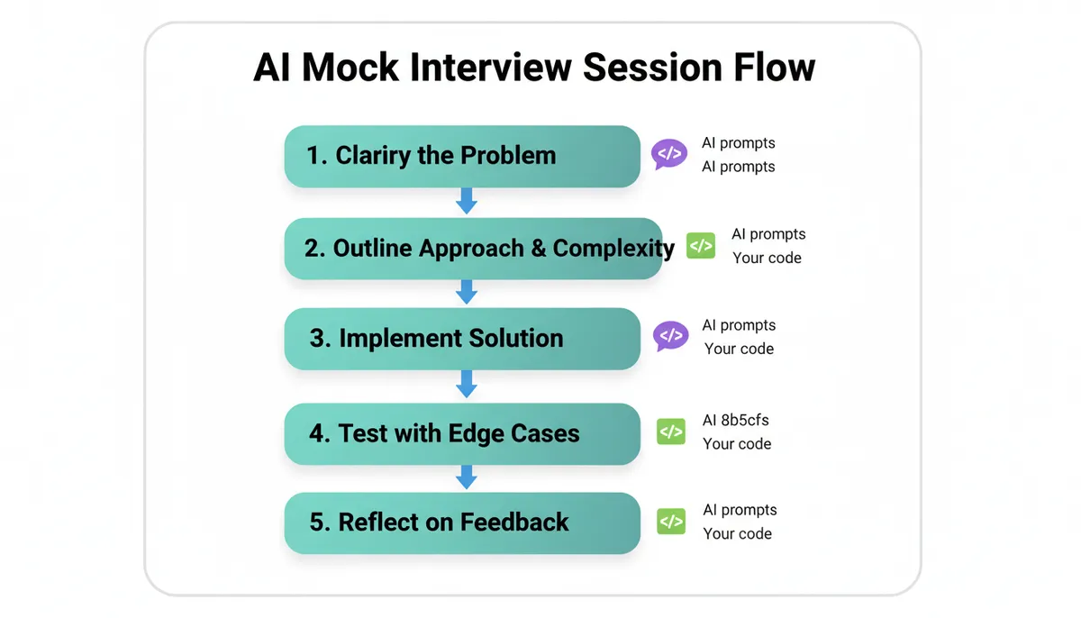 AI Mock Interview Flow