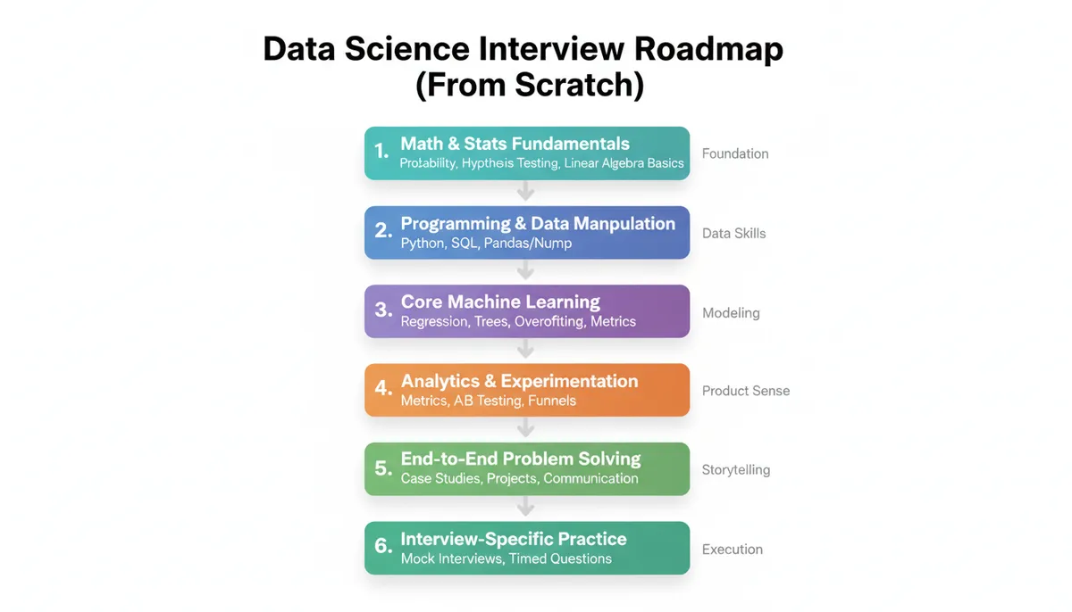 End-to-End Data Science Interview Roadmap