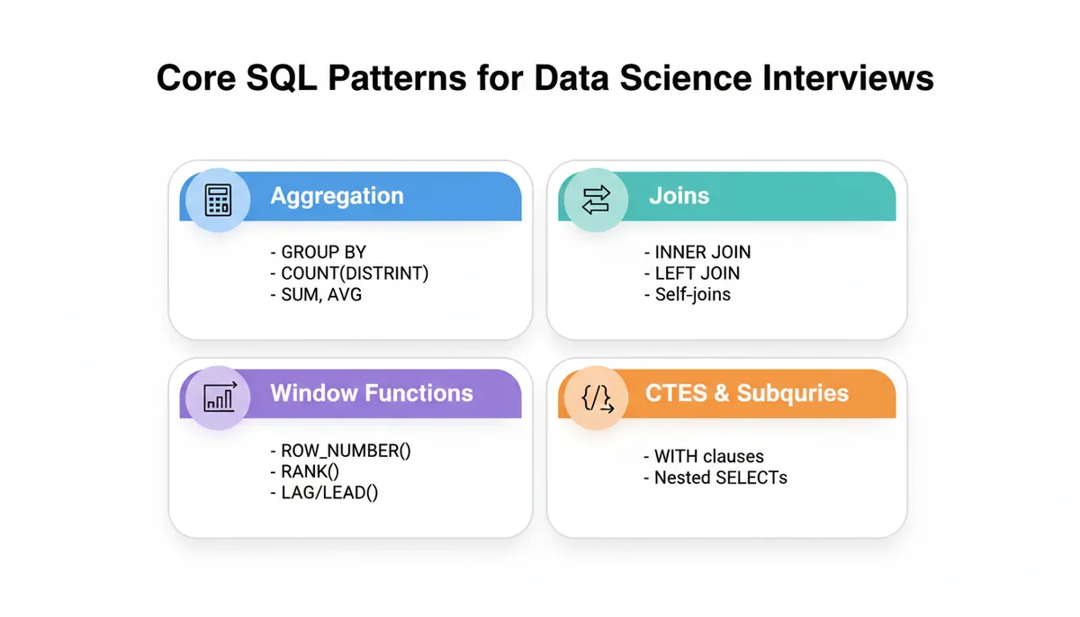 Core SQL Patterns for Data Science