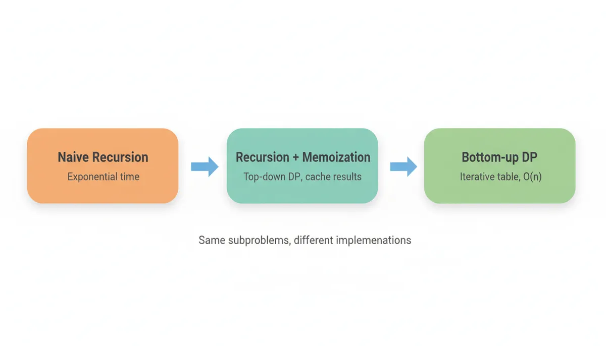 From Recursion to Dynamic Programming
