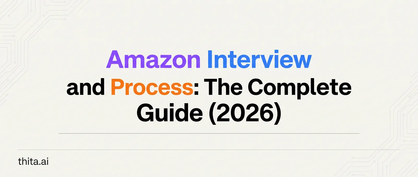 Amazon Interview Questions and Process: The Complete Guide (2026)