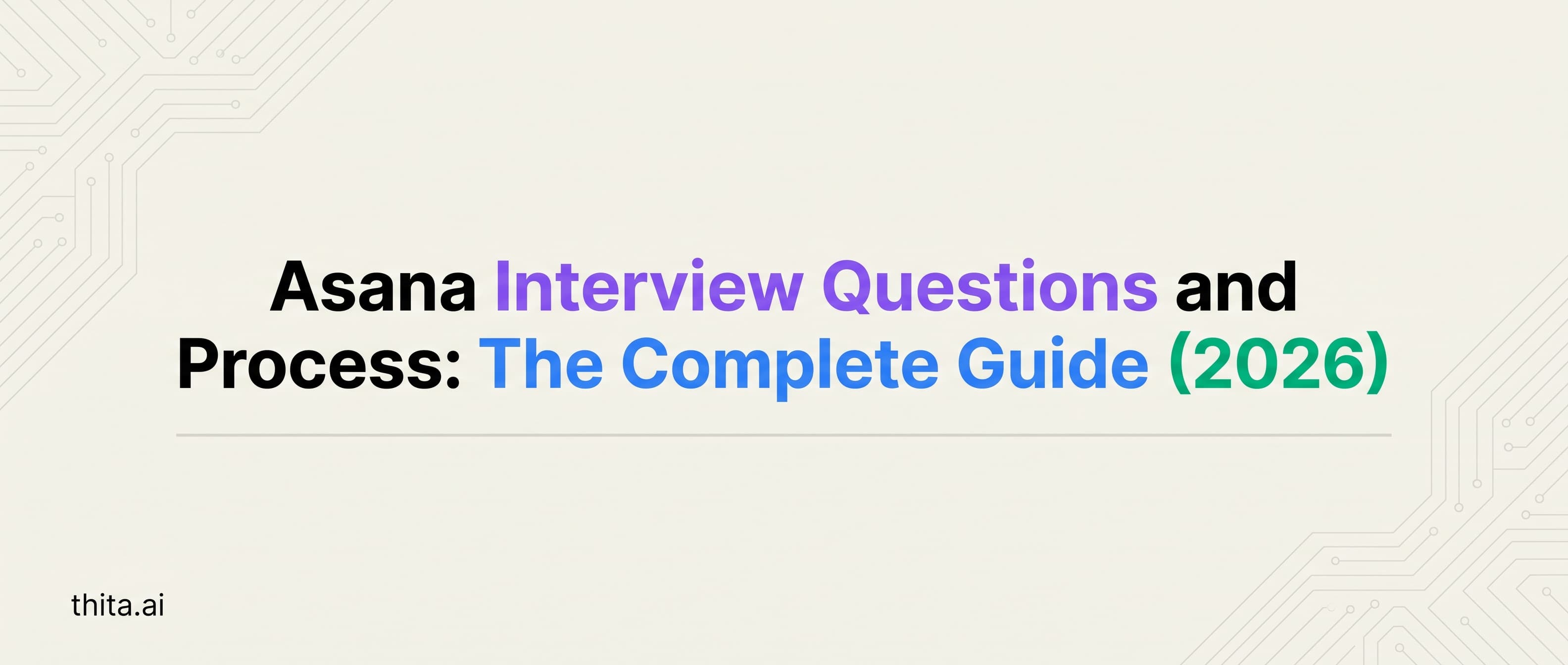 Asana Interview Questions and Process: The Complete Guide (2026)