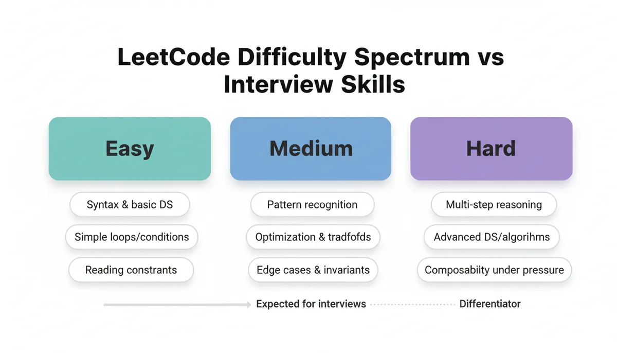 LeetCode Difficulty Spectrum