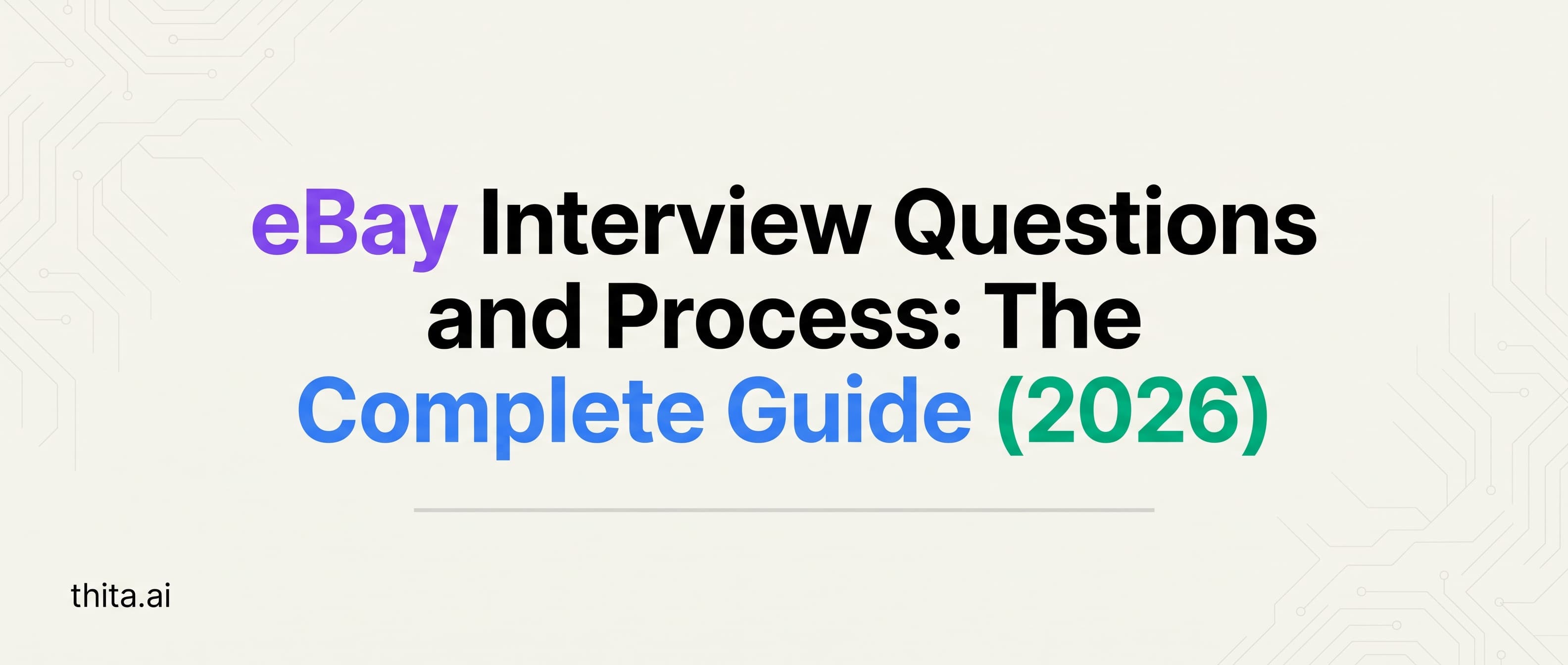 eBay Interview Questions and Process: The Complete Guide (2026)