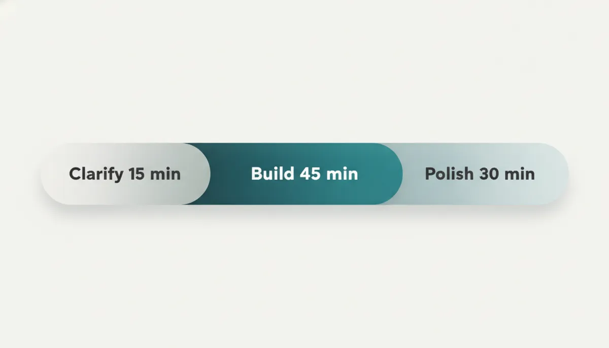 Structuring ninety minutes
