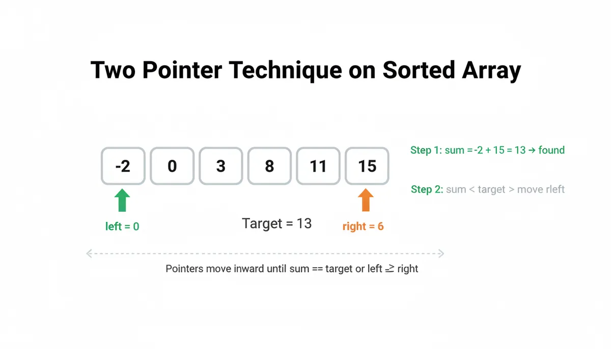Two Pointer Technique on Sorted Array