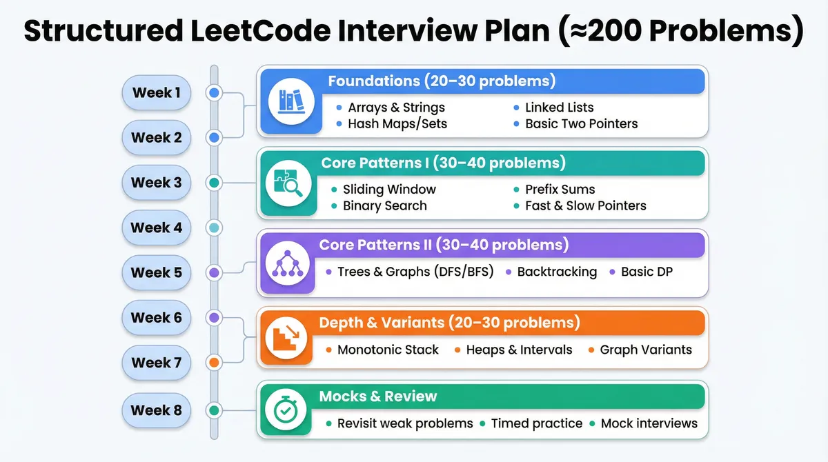 8-Week LeetCode Interview Plan