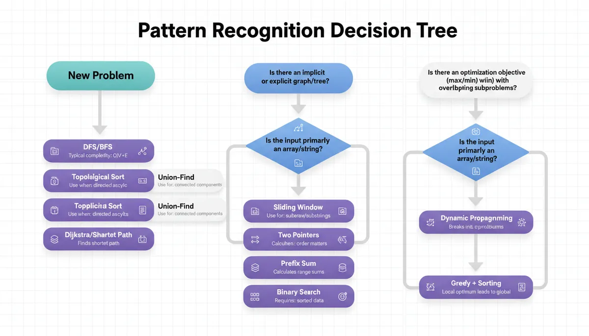 Pattern Recognition Decision Tree for Coding Interviews
