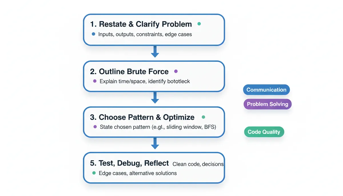 Coding Interview Simulation Flow
