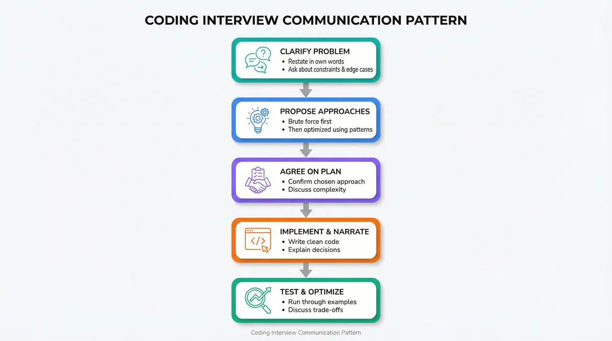 Coding Interview Conversation Flow
