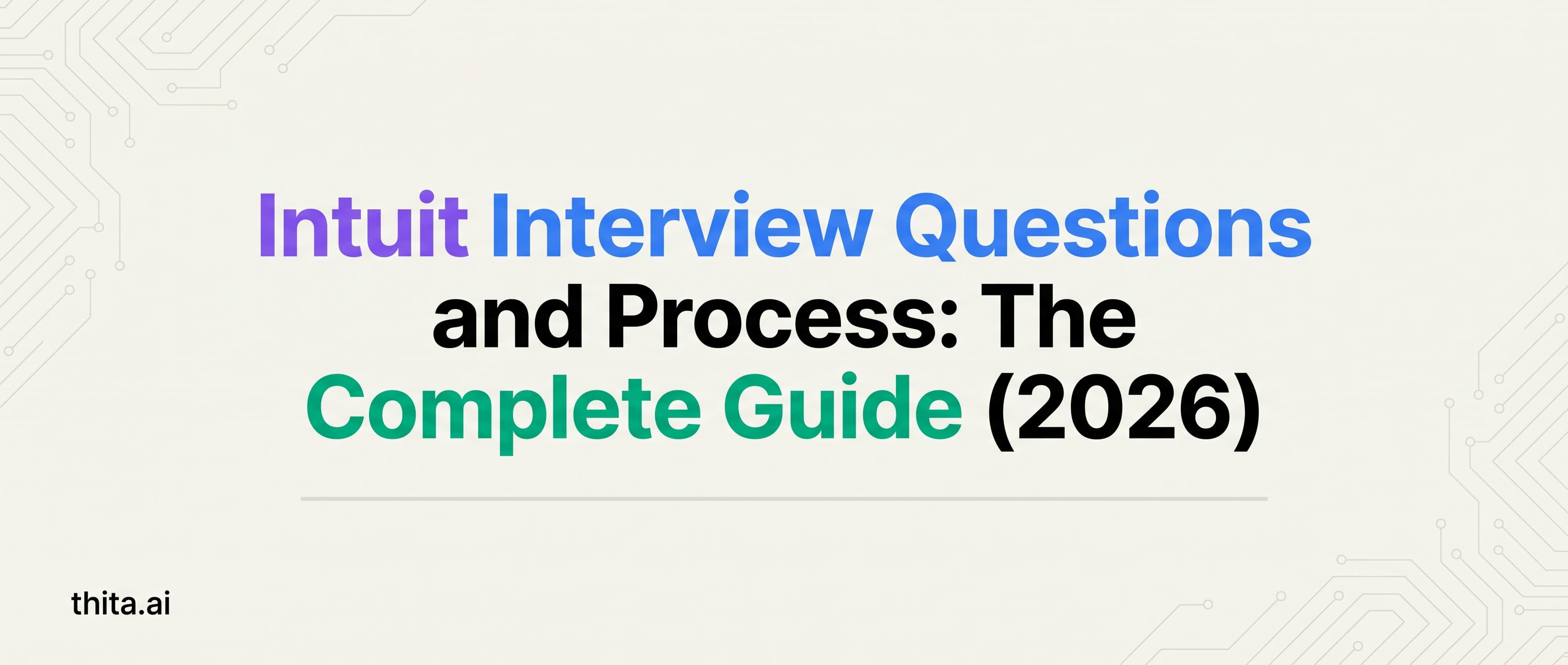 Intuit Interview Questions and Process: The Complete Guide (2026)