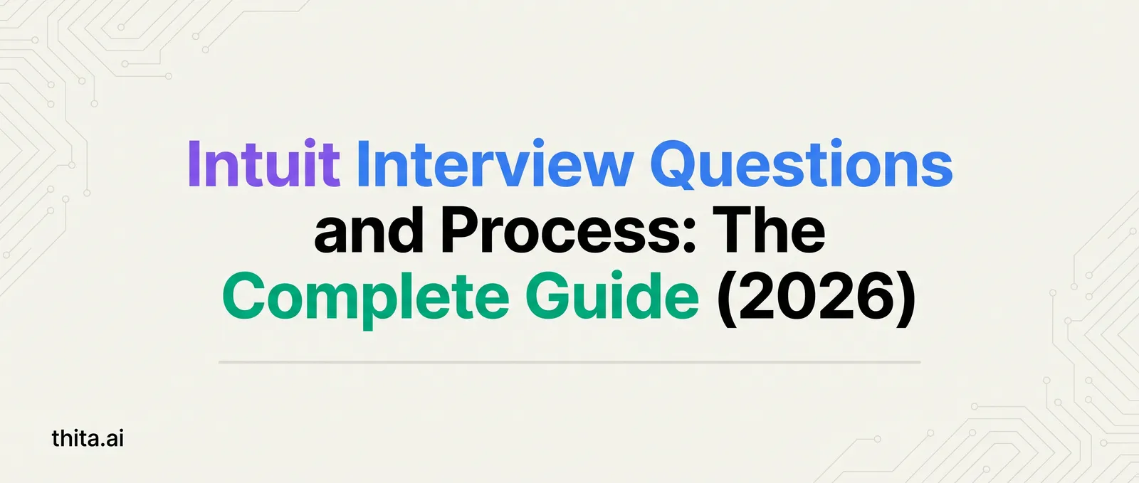 Intuit Interview Questions and Process: The Complete Guide (2026)