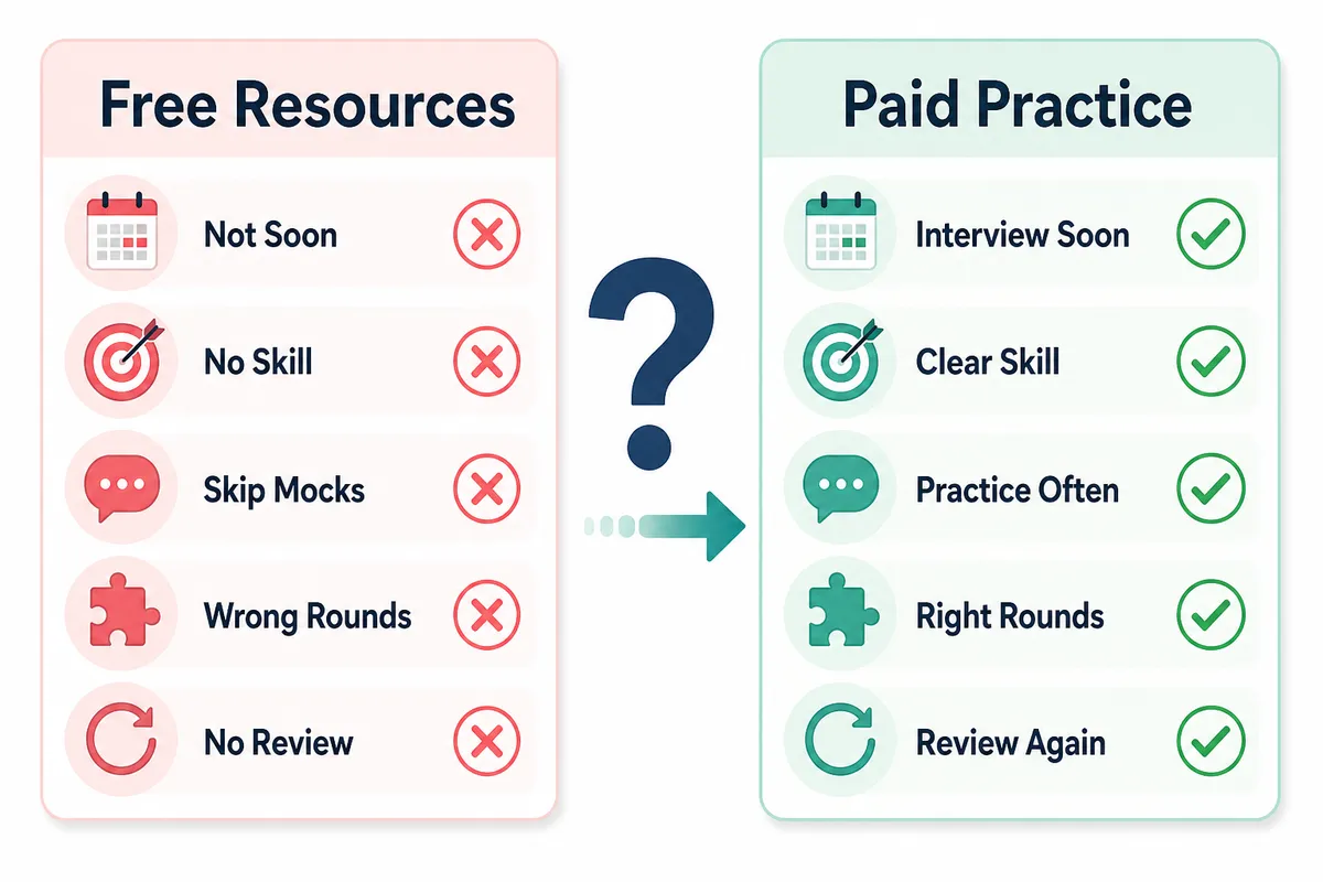 How to decide whether paid practice is worth it