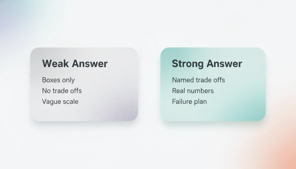 What separates answers