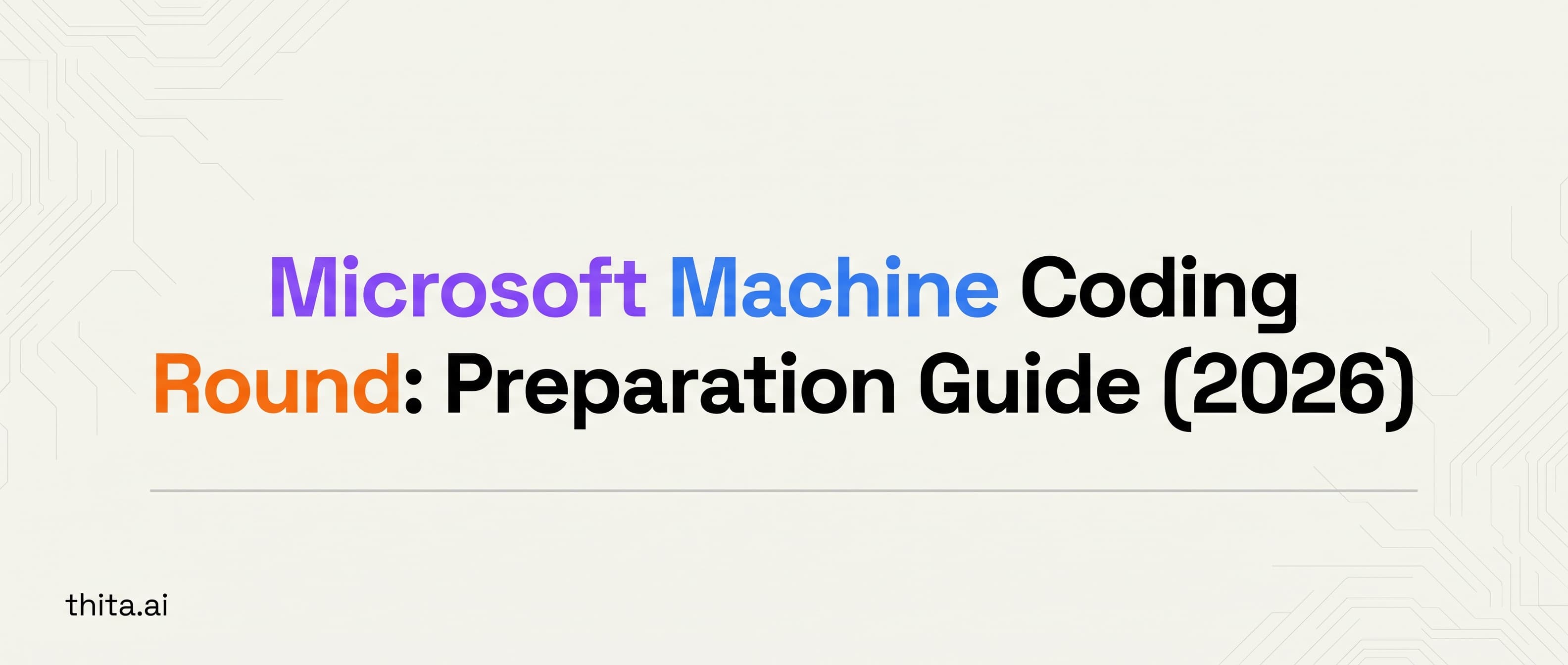 Microsoft Machine Coding Round: Preparation Guide (2026)