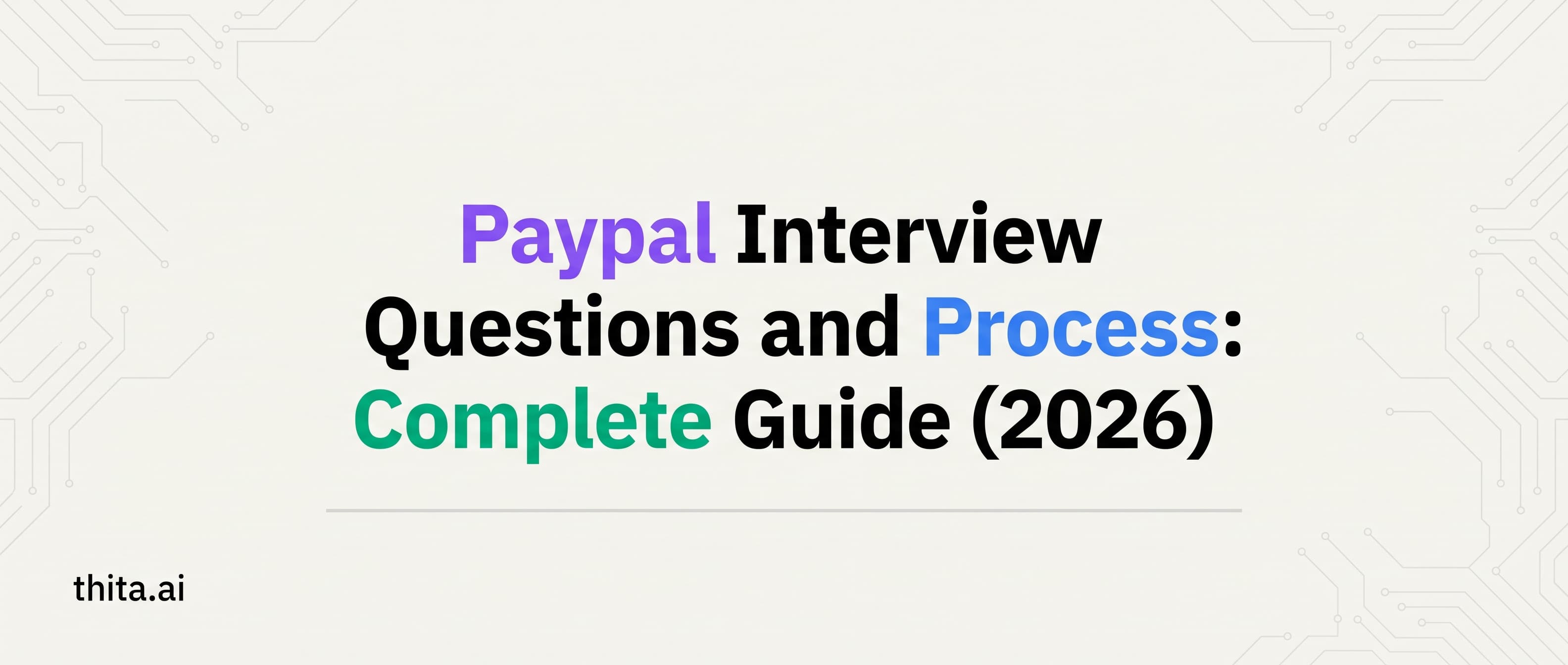 Paypal Interview Questions and Process: Complete Guide (2026)