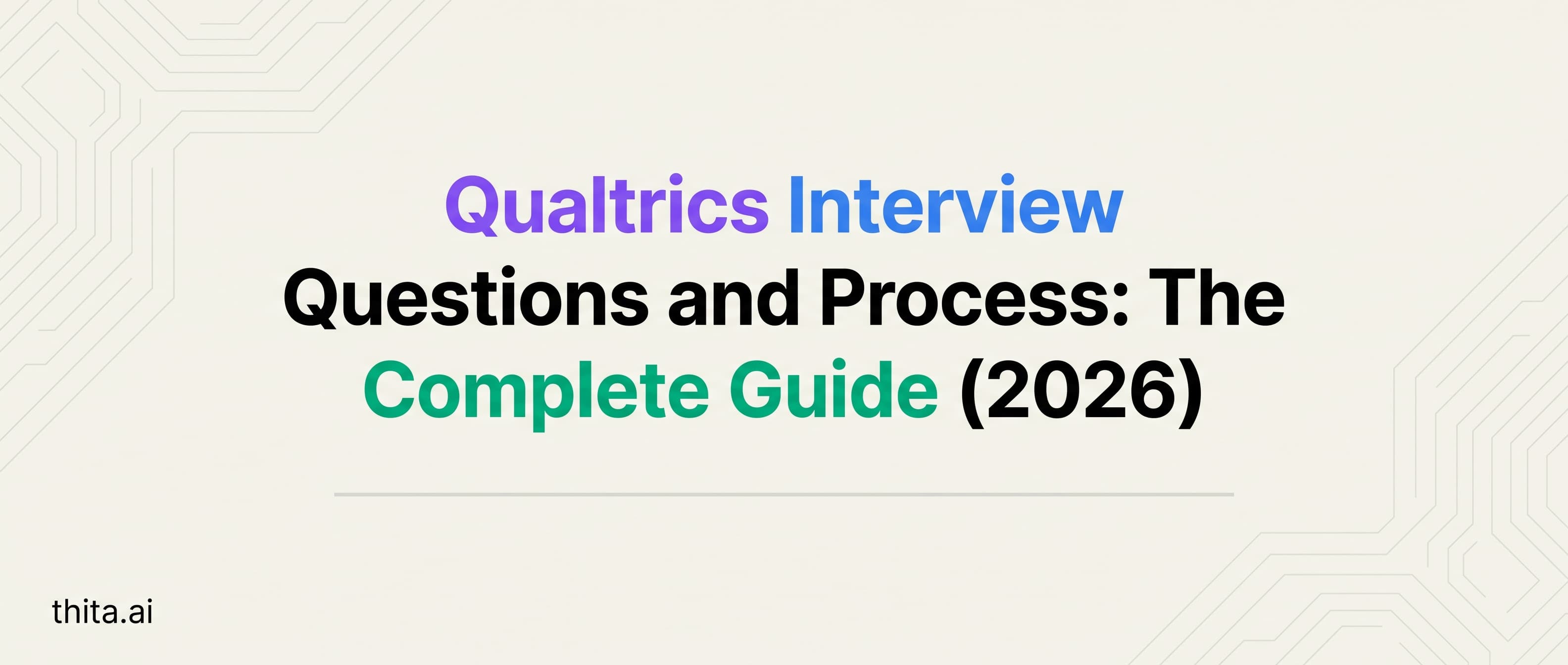 Qualtrics Interview Questions and Process: The Complete Guide (2026)