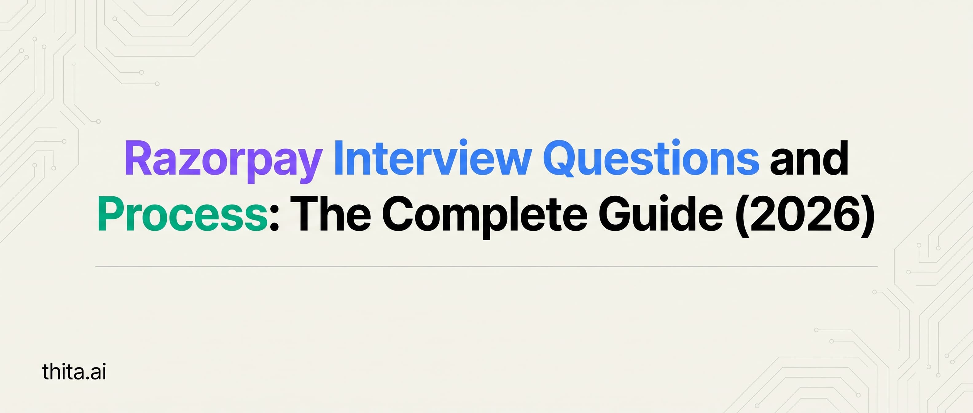Razorpay Interview Questions and Process: The Complete Guide (2026)