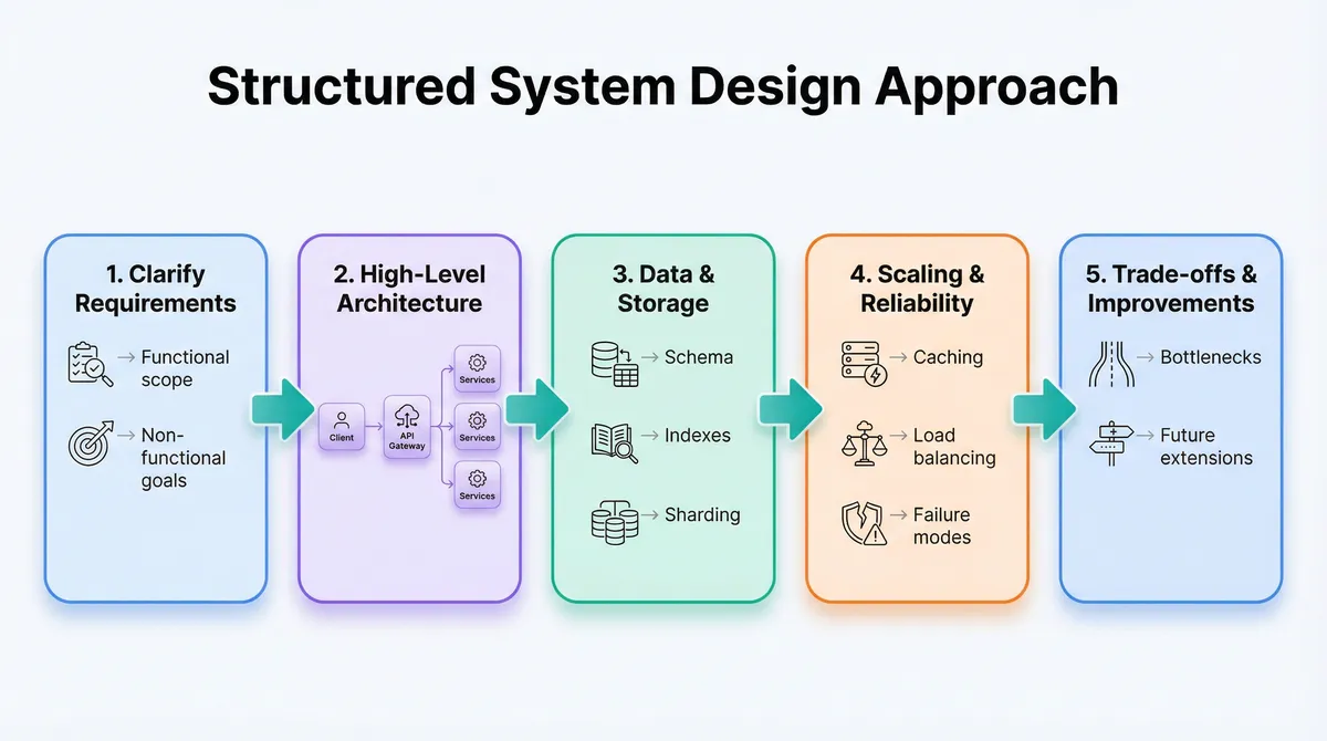 System Design Whiteboard Flow