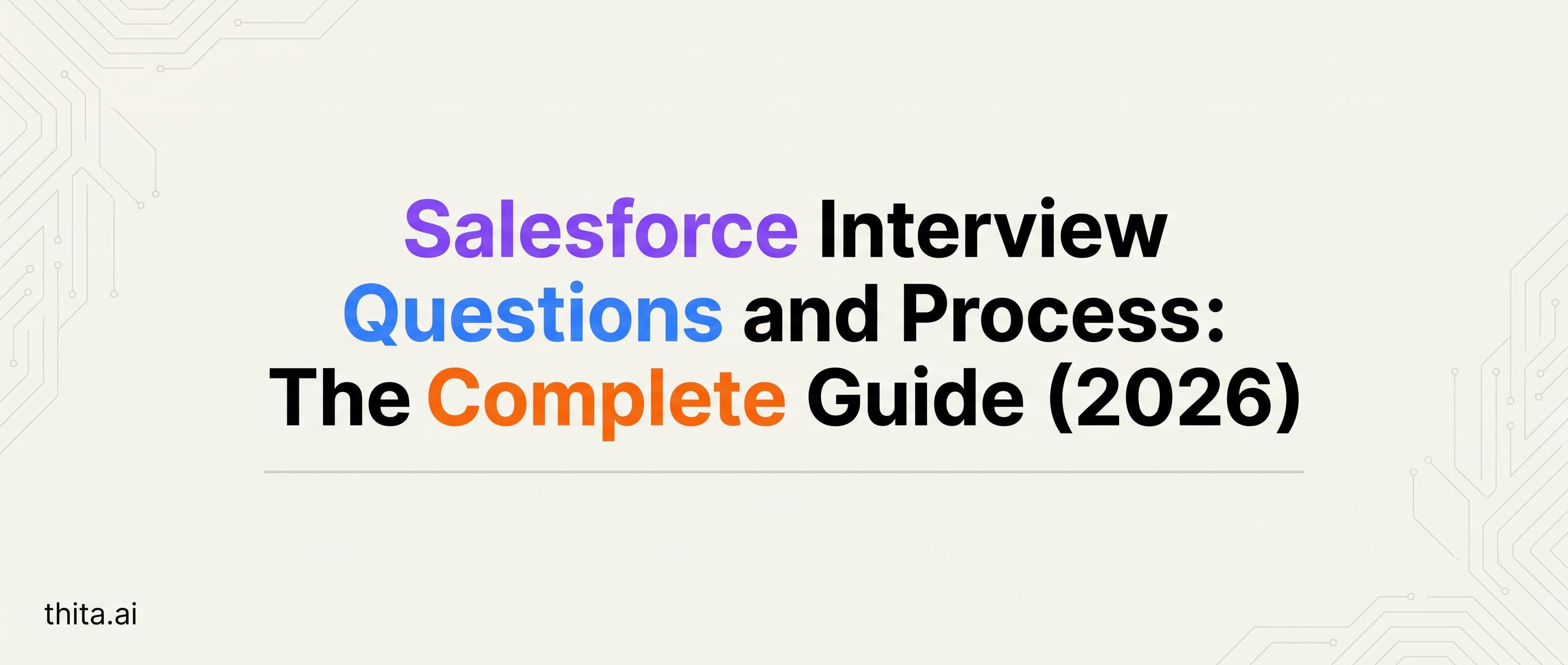 Salesforce Interview Questions and Process: The Complete Guide (2026)