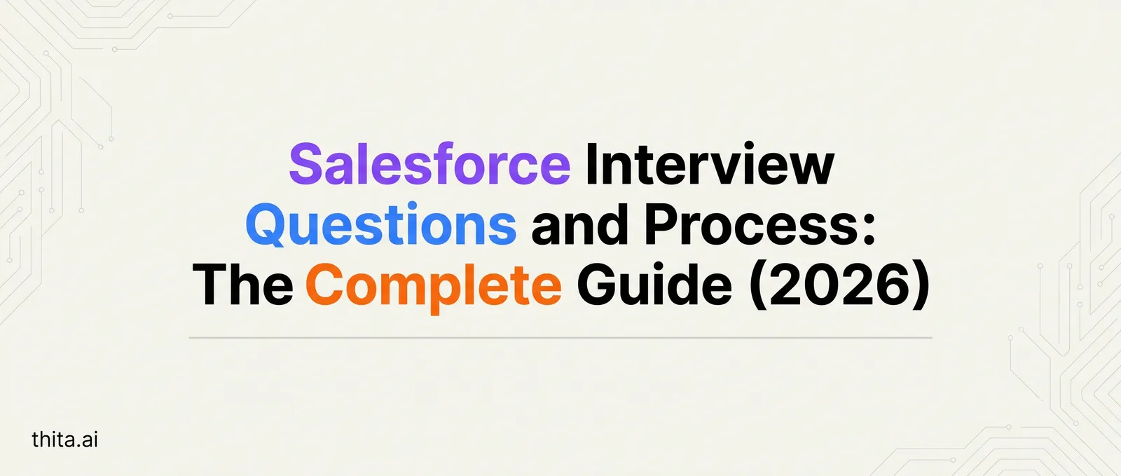 Salesforce Interview Questions and Process: The Complete Guide (2026)