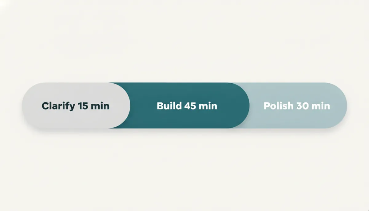Structuring ninety minutes