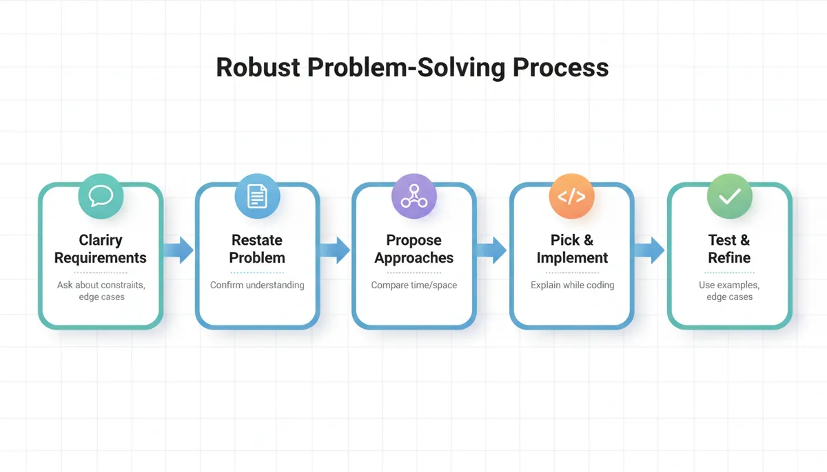 Problem-Solving Flow in Technical Interviews