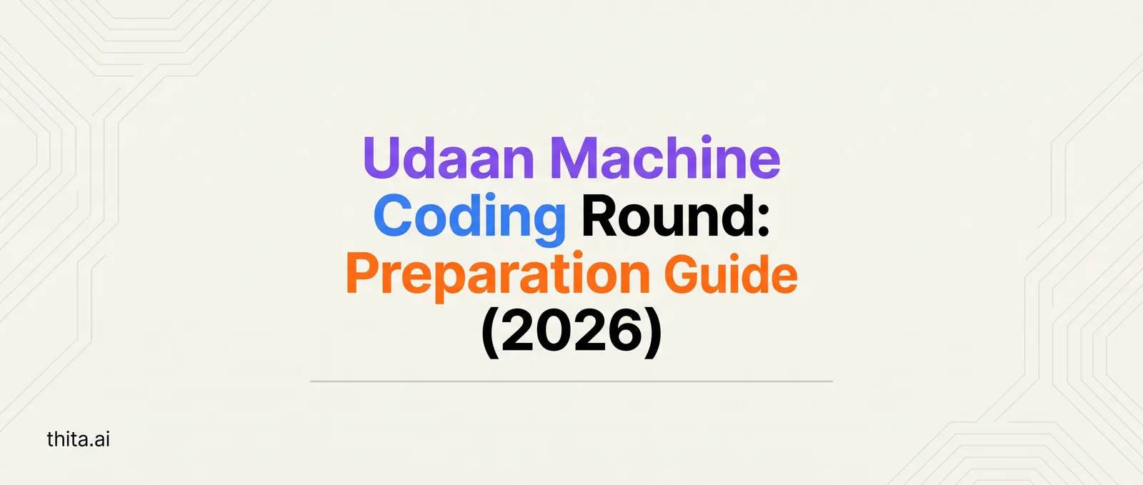 Udaan Machine Coding Round: Preparation Guide (2026)