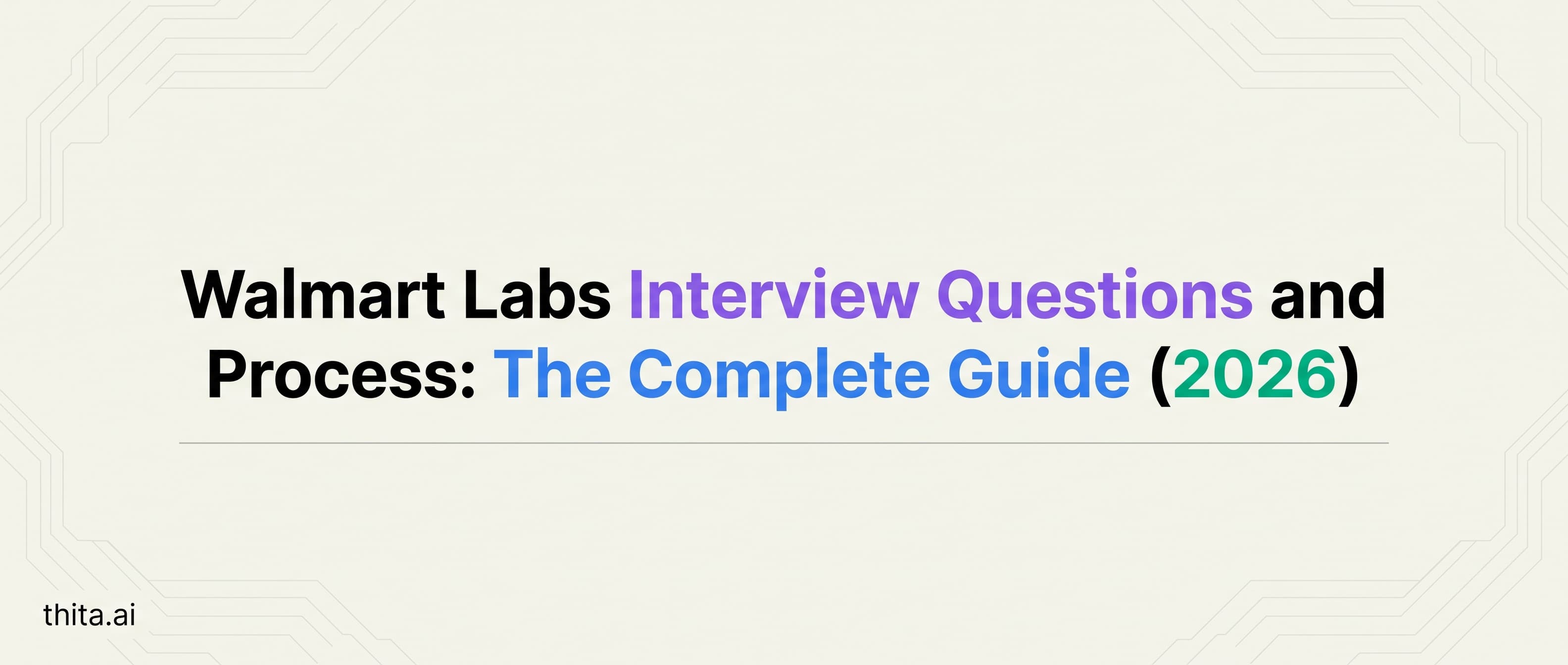 Walmart Labs Interview Questions and Process: The Complete Guide (2026)