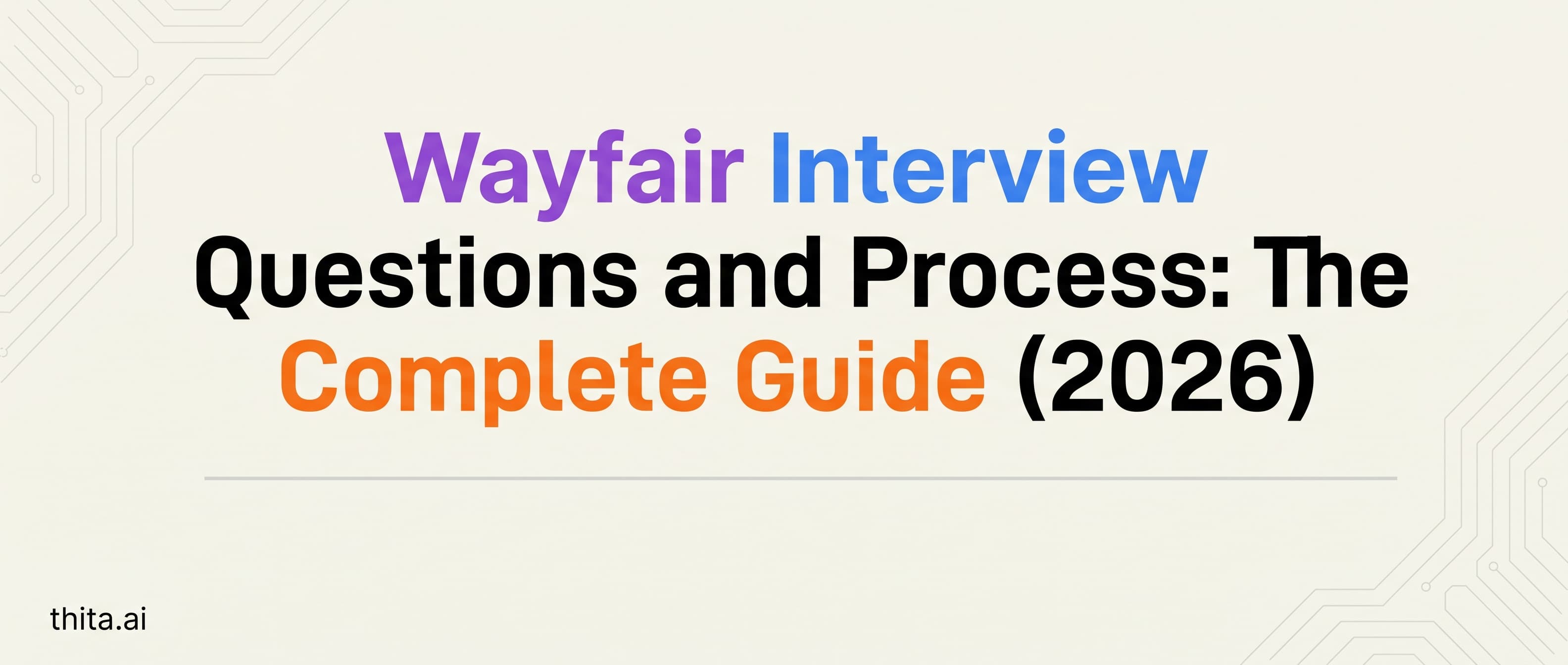 Wayfair Interview Questions and Process: The Complete Guide (2026)