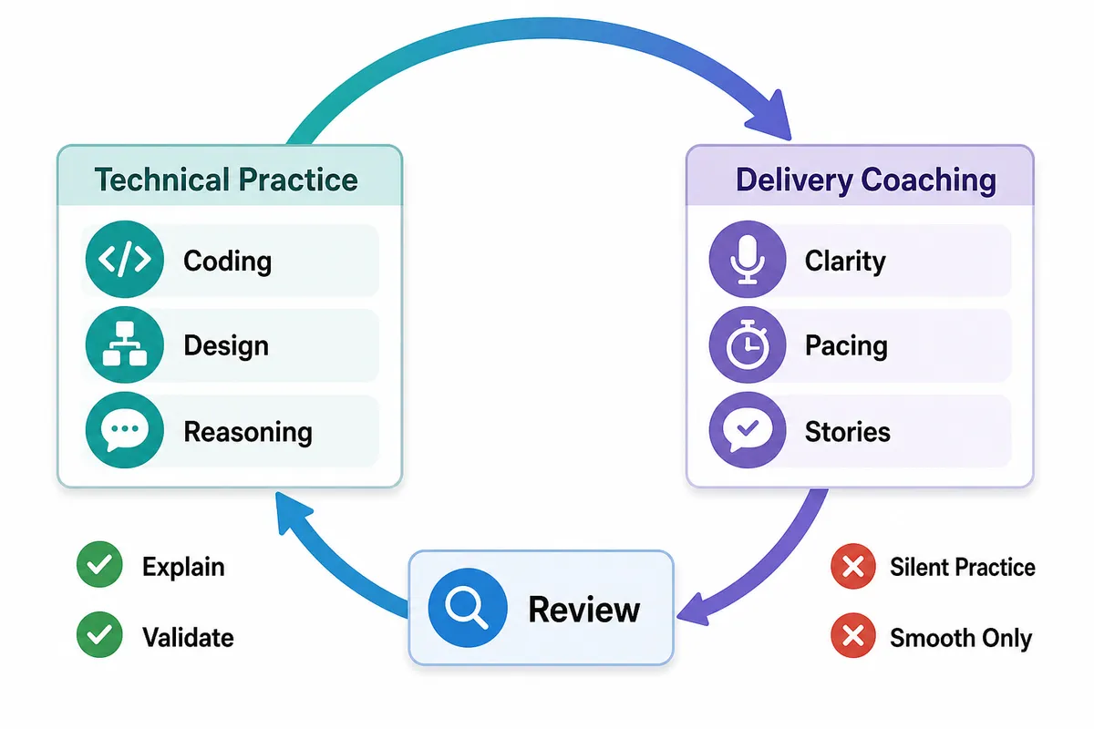 A complete technical interview practice loop