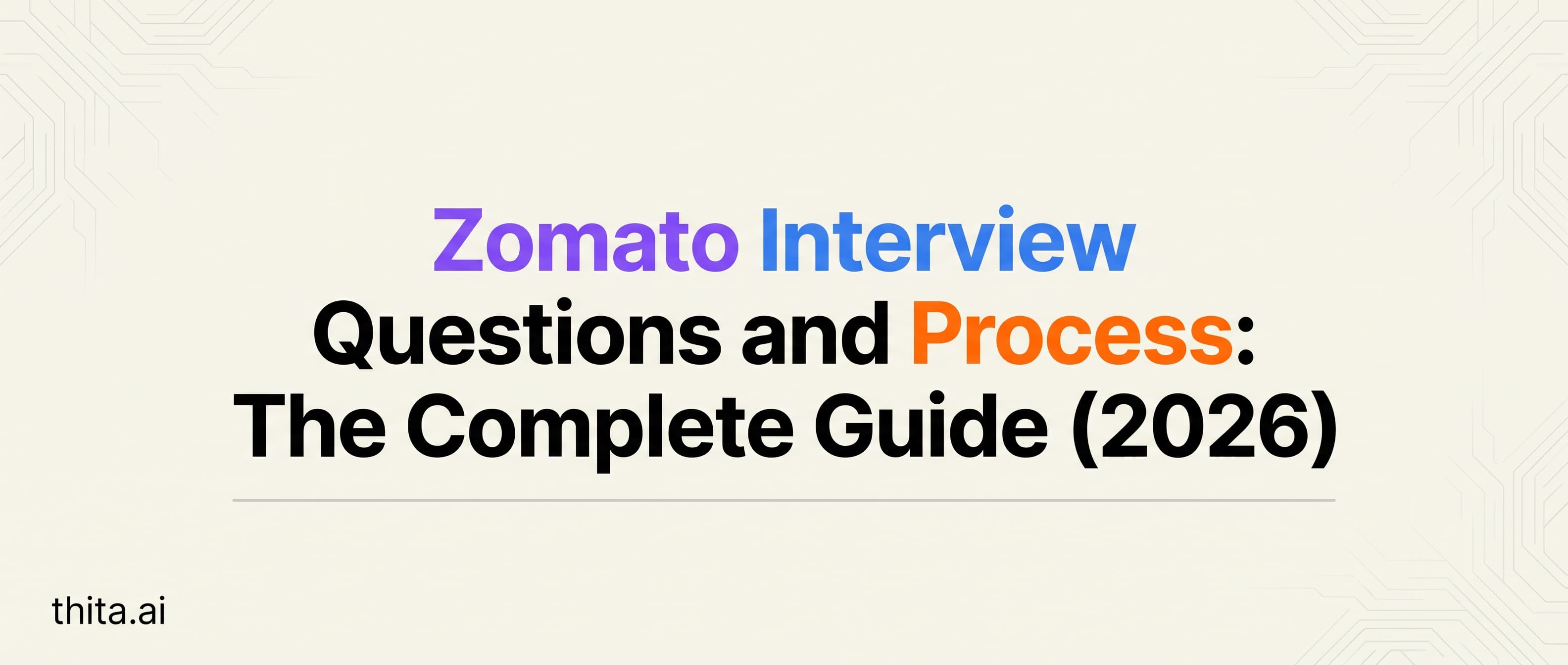 Zomato Interview Questions and Process: The Complete Guide (2026)