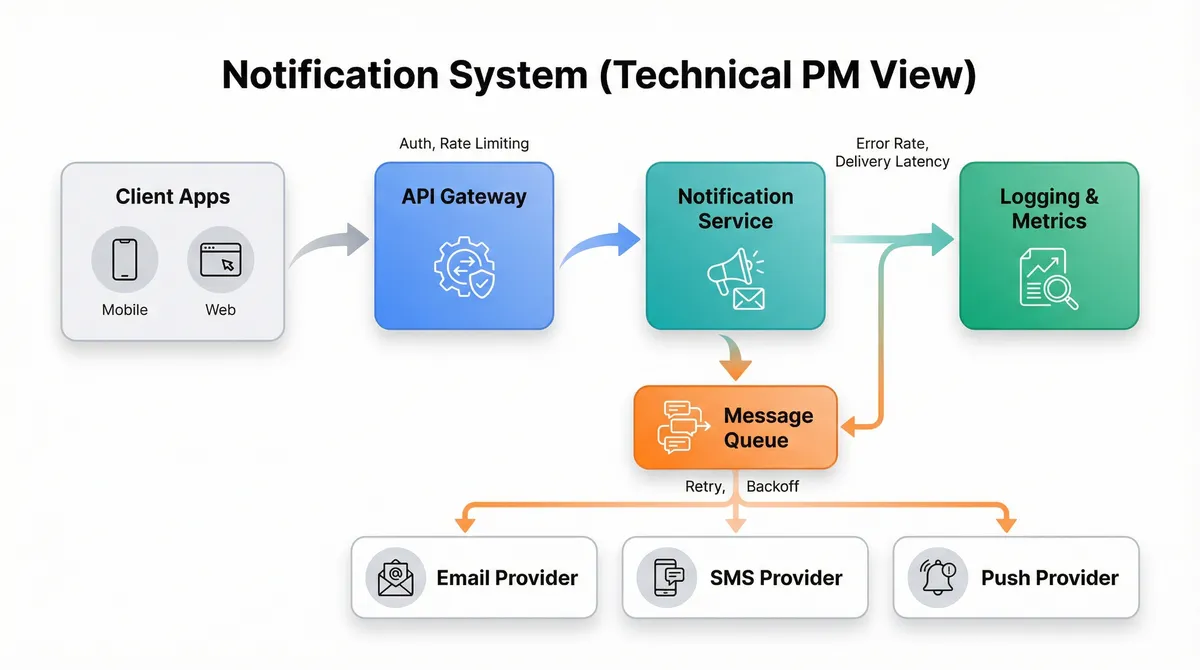 Sample System Design for Technical PM
