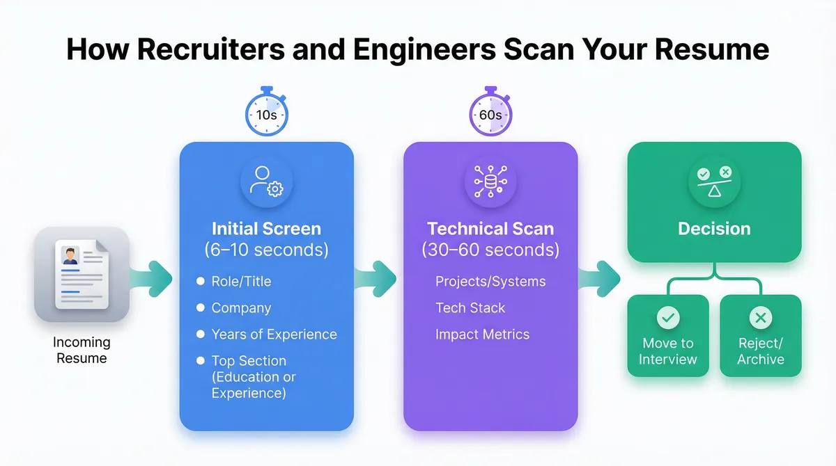 How Recruiters Scan Resumes