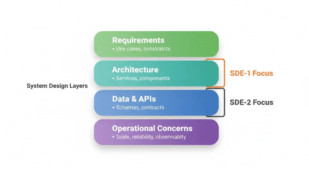 System Design Layers by Level