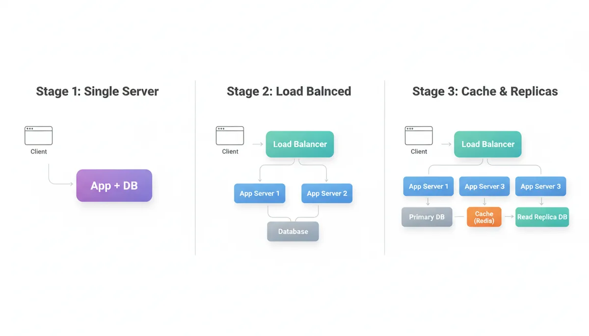 Scaling a Web Application from Single Server to Distributed