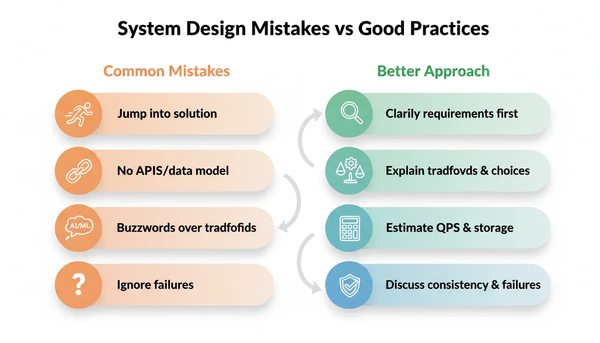 Common System Design Mistakes Summary