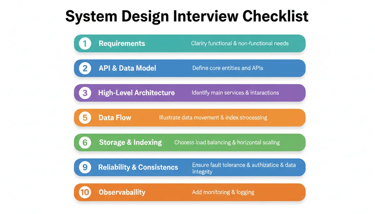 System Design Interview Checklist